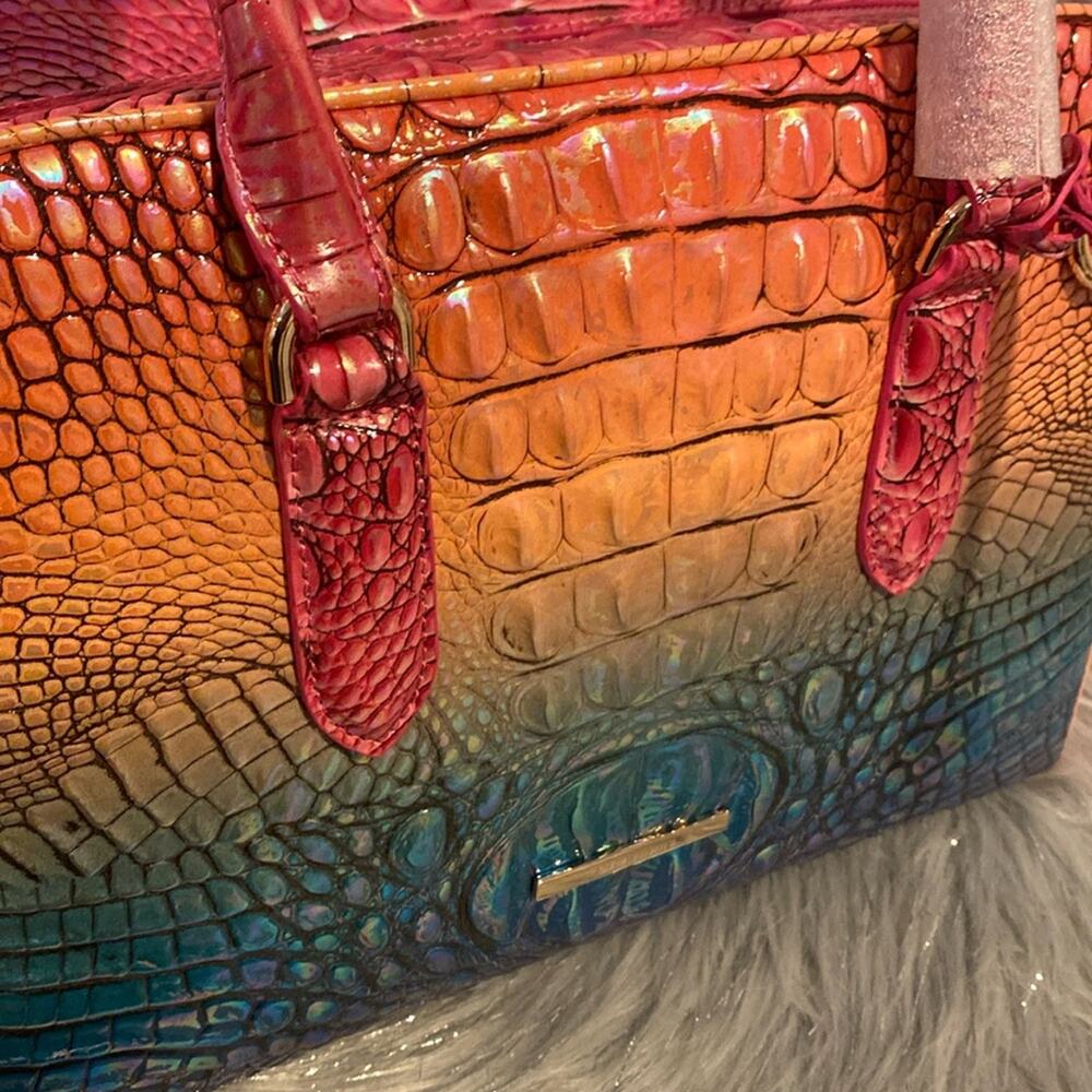 BNWT BRAHMIN Marissa Horizon Ombre Melbourne Leather Handbag - Picture 11 of 11